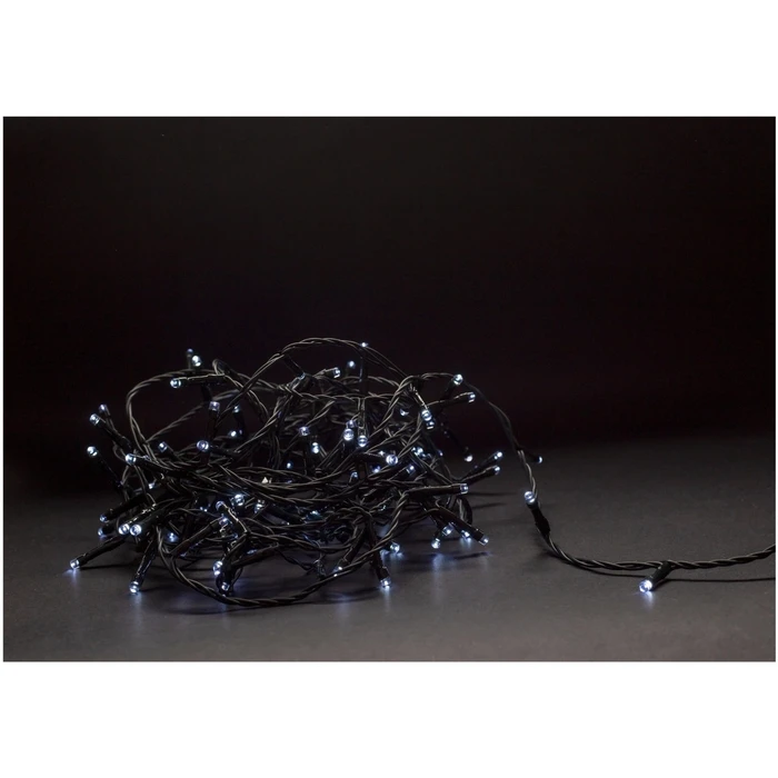 Χριστουγεννιάτικα Λαμπάκια Entac IP44 50 LED Ψυχρό 5m με τηλεχειριστήριο (3xAA Δεν περιλαμβ.)