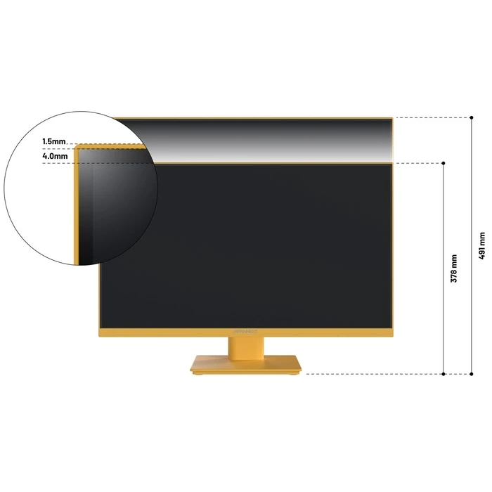 JAPANNEXT 23,8" (60,5 cm) JN-I238FHD120F-HSP-YE Gaming οθόνη Pastel Yellow
