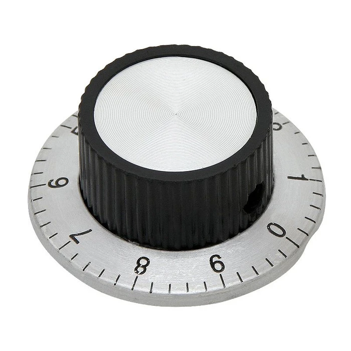 Button with Scale 37mm ABS - DM-6301