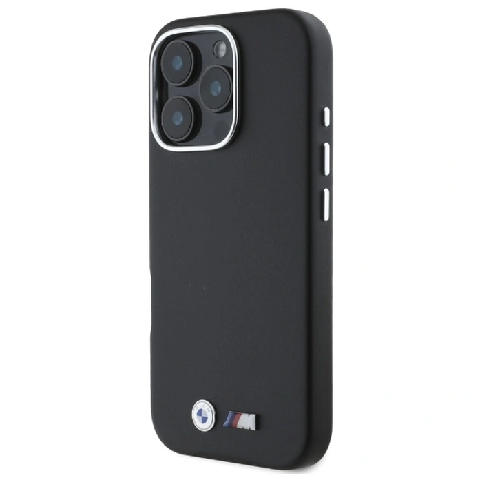 BMW BMHCP16L23PMWK Apple iPhone 16 Pro hardcase M Smooth Full Wrapped Metal black