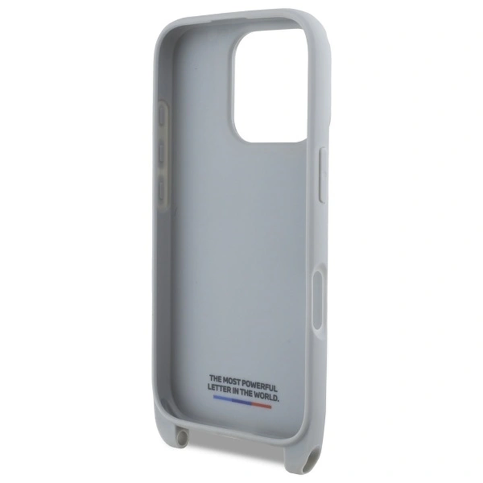BMW BMHCP16L23PSCCG Apple iPhone 16 Pro hardcase M Edition Carbon Stripe & Strap grey