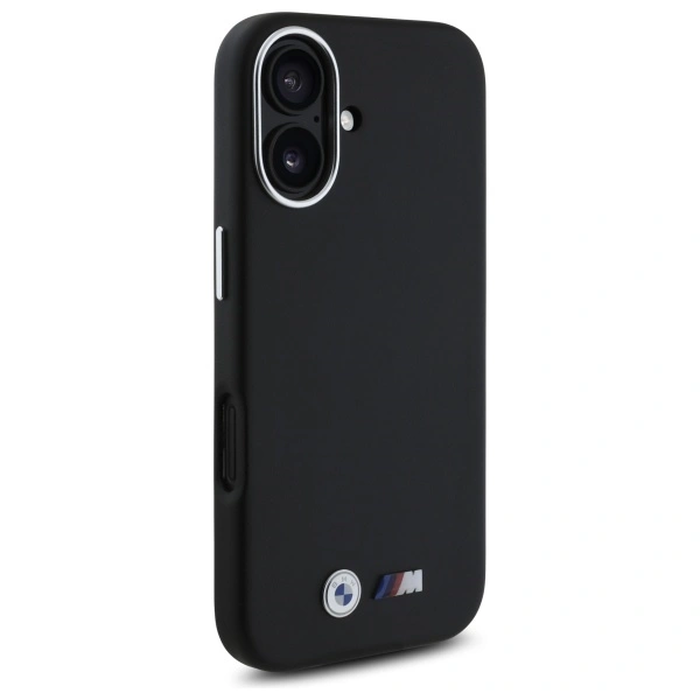 BMW BMHCP16S23PMWK Apple iPhone 16 hardcase M Smooth Full Wrapped Metal black