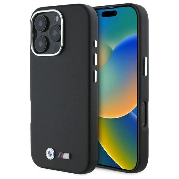 BMW BMHCP16X23PMWK Apple iPhone 16 Pro Max hardcase M Smooth Full Wrapped Metal black