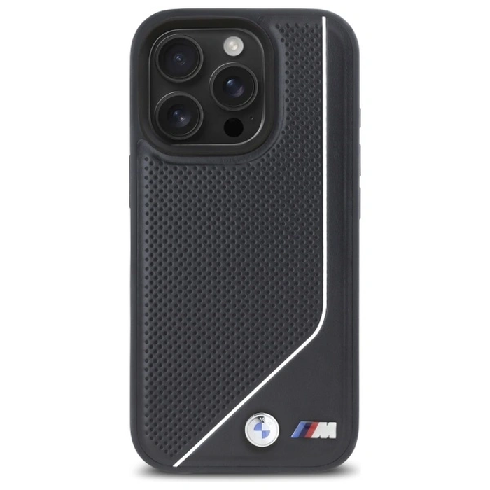 BMW BMHMP16L23PUCPK Apple iPhone 16 Pro hardcase M Perforated Twisted Line MagSafe black