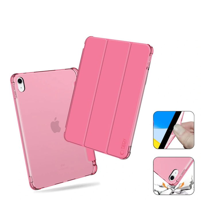 Tech-Protect SmartCase Pen Hybrid Apple iPad 10.9" 2022 / 11" 2025 Crystal Magenta