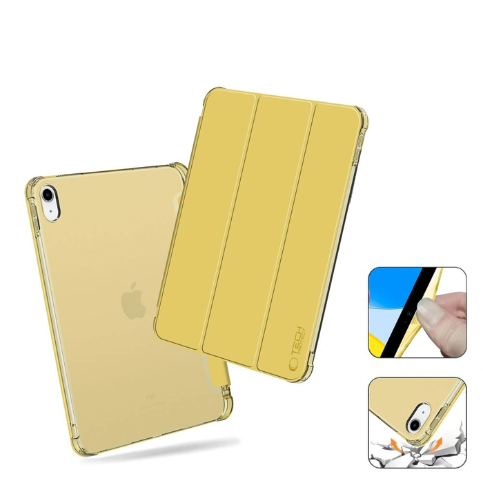 Tech-Protect SmartCase Pen Hybrid Apple iPad 10.9" 2022 / 11" 2025 Crystal Yellow