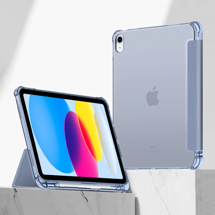 Tech-Protect SmartCase Pen Hybrid Apple iPad 10.9" 2022 / 11" 2025 Crystal Blue