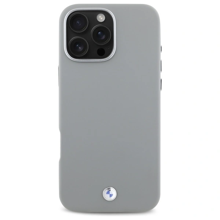 BMW BMHMP16X23PUFWG Apple iPhone 16 Pro Max hardcase Sign Full Wrapped Metal MagSafe grey
