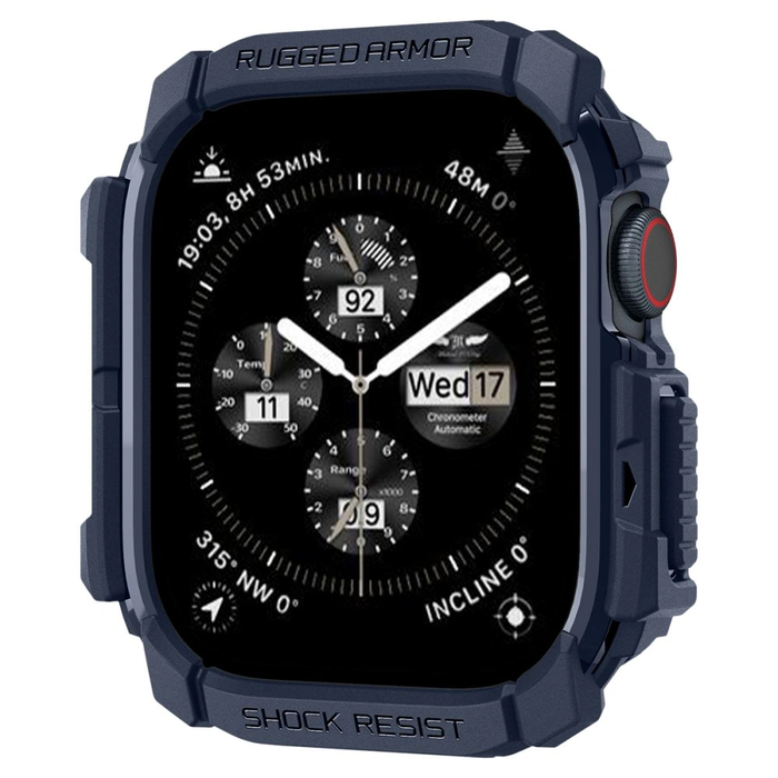Spigen Rugged Armor Apple Watch 10 / 11 46mm Navy Blue