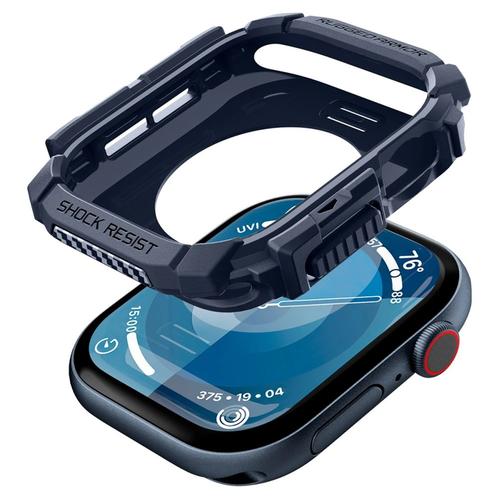 Spigen Rugged Armor Apple Watch 10 / 11 46mm Navy Blue
