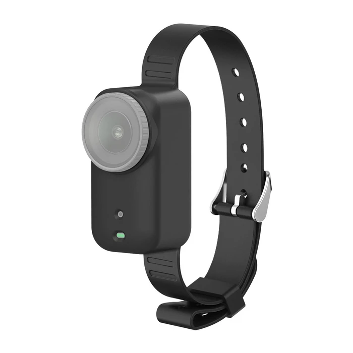 Puluz Silicone Band / Pet Collar for DJI Osmo Nano (Black)