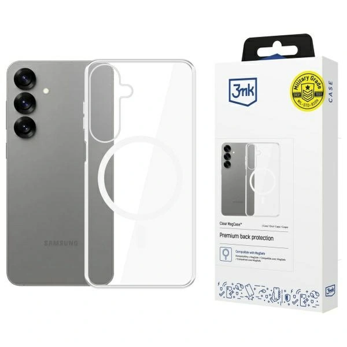 3MK MagCase Samsung Galaxy S25+ Plus MagSafe clear