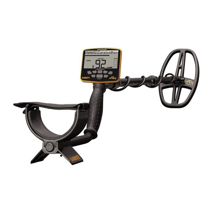 Garrett Ace Apex 6x11" Metal Detector with Waterproof Coil