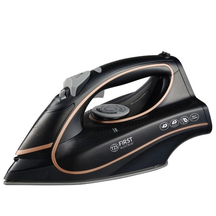 Ατμοσίδερο First Austria FA-5627-3-BA με κεραμική πλάκα 450 ml, 3200 W Μαύρο