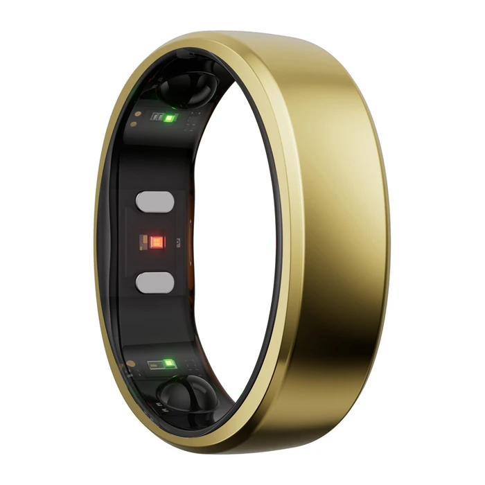 RingConn Gen 2 Smart Ring 20.7mm with Heart Rate Monitor, Gold