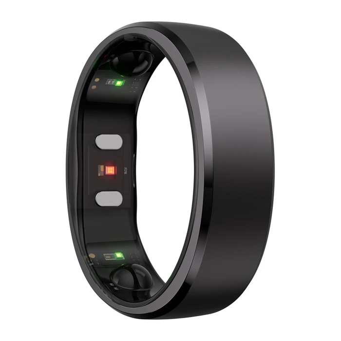 RingConn Gen 2 Smart Ring 21.5mm with Heart Rate Monitor (Black)