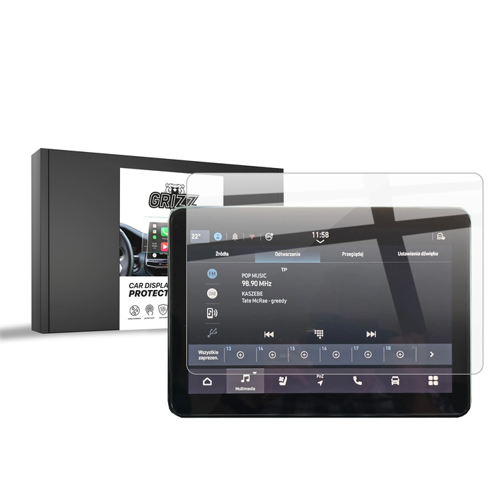 Ceramic GrizzGlass CarDisplay Protection RAM ProMaster 10" (2024-2026)