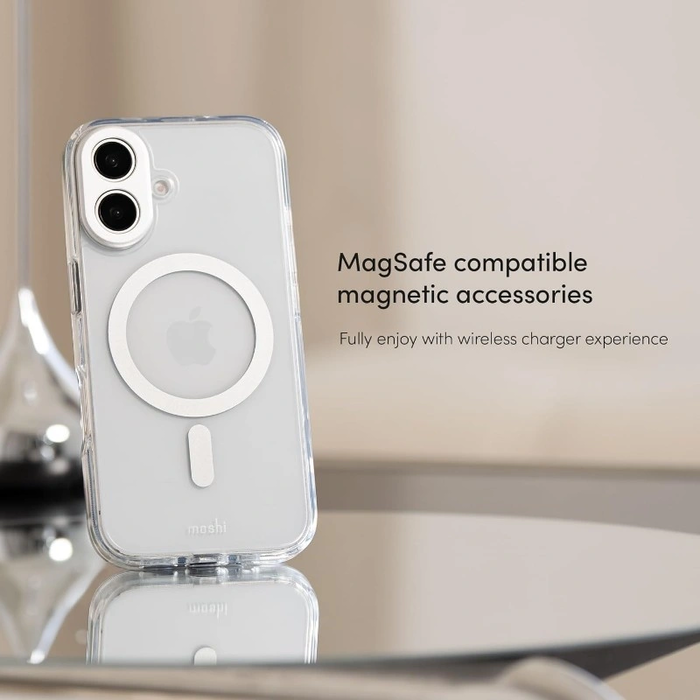 Moshi iGlaze MagSafe Apple iPhone 16 Pro Max (Luna Silver)