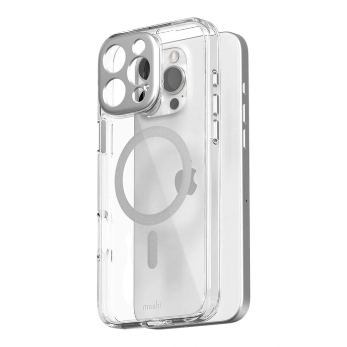 Moshi iGlaze MagSafe Apple iPhone 16 Pro Max (Luna Silver)
