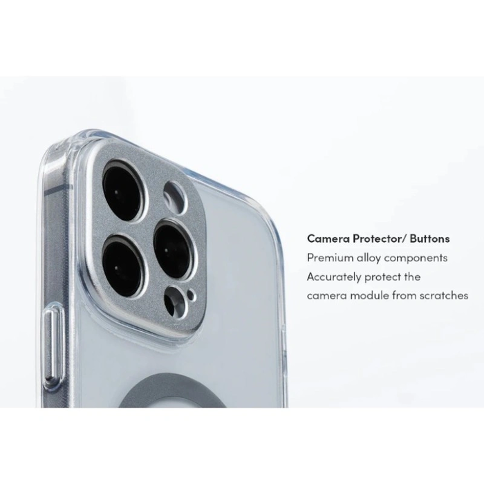 Moshi iGlaze MagSafe Apple iPhone 16 Pro Max (Luna Silver)