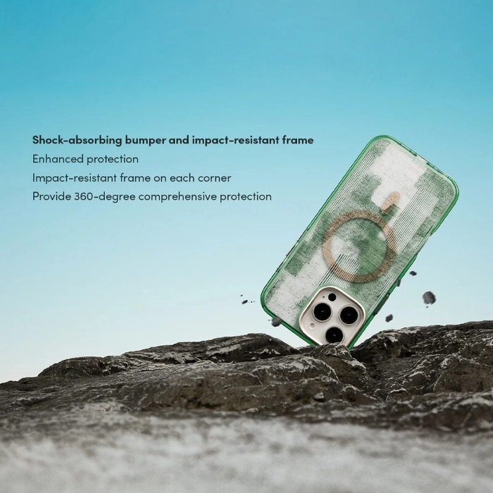 Moshi iGlaze MagSafe Apple iPhone 16 Pro (Sunlit Green)