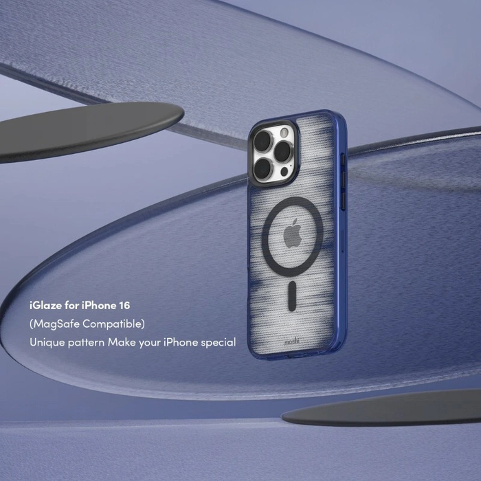 Moshi iGlaze MagSafe Apple iPhone 16 Pro (Dusk Indigo)