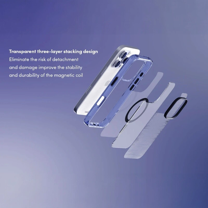 Moshi iGlaze MagSafe Apple iPhone 16 Pro Max (Dusk Indigo)
