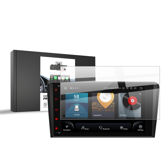 Ceramic GrizzGlass CarDisplay Protection Audi RS3 8P Android Radio 2011-2012