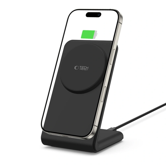 Tech-Protect QI15W-A38 Magnetic MagSafe Wireless Charger Black