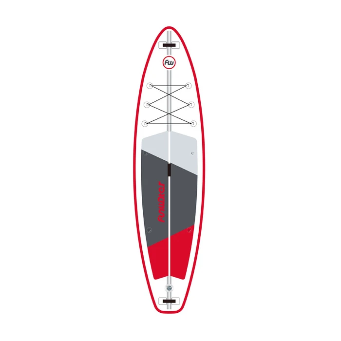 Funwater Φουσκωτή Σανίδα SUP με Μήκος 3.35m Κόκκινη SUPFW69C