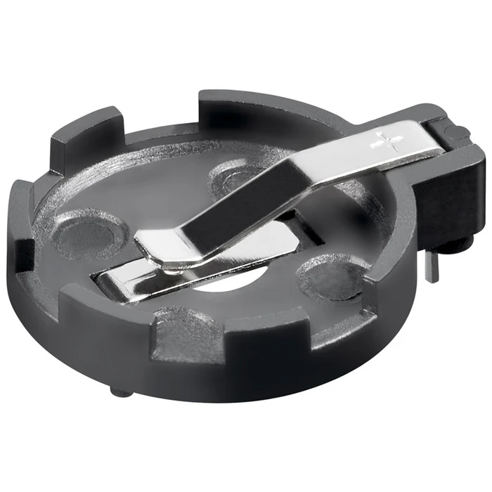 Βάση Μπαταρίας Goobay 56617, για CR2012/2016/2020/2025/2032, μαύρη