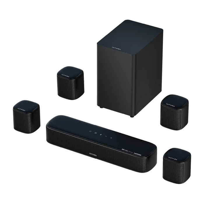 Ultimea Aura A60 Soundbar 7.1 Bluetooth και HDMI με Τηλεχειριστήριο Μαύρο