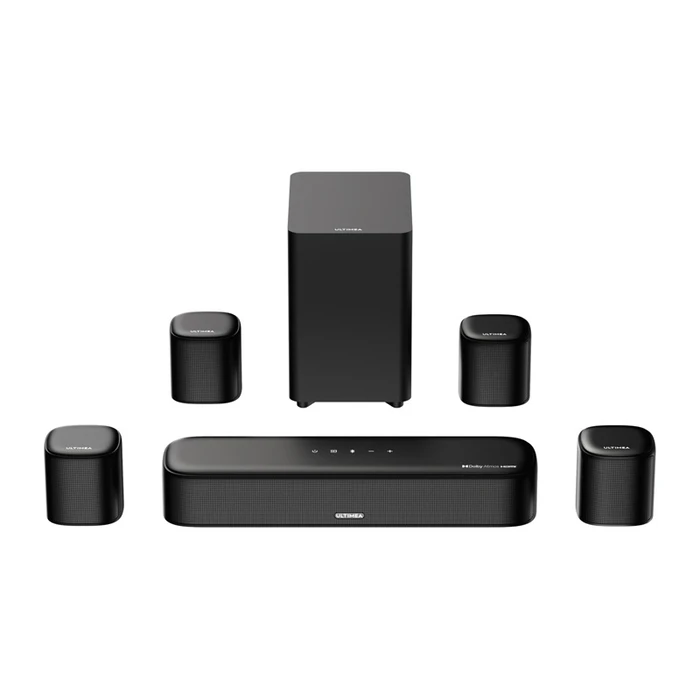 Ultimea Aura A60 Soundbar 7.1 Bluetooth και HDMI με Τηλεχειριστήριο Μαύρο