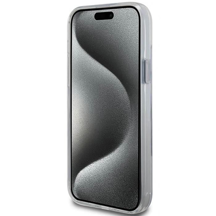 Karl Lagerfeld KLHMP15MHMRSKCH Apple iPhone 15 Plus / 14 Plus hardcase Ring Stand Karl&Choupettte MagSafe white