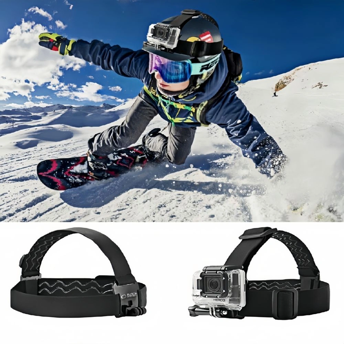 Tech-Protect GA100 Head Mount GOPRO / DJI Black
