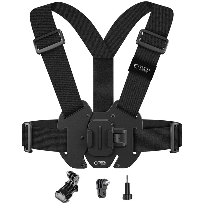 Tech-Protect GA100 Chest Mount GOPRO / DJI Black