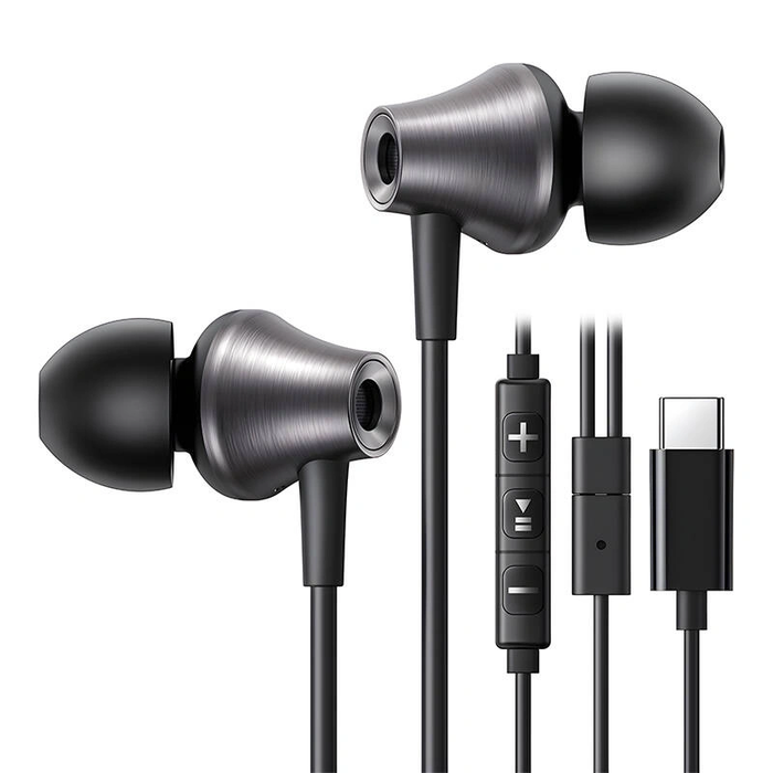 UGREEN EP105 USB-C 1.2m in-ear headphones (black)