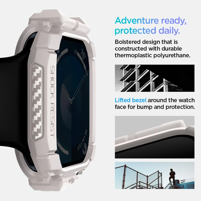 Spigen Rugged Armor Apple Watch 10 / 11 46mm Dune Beige