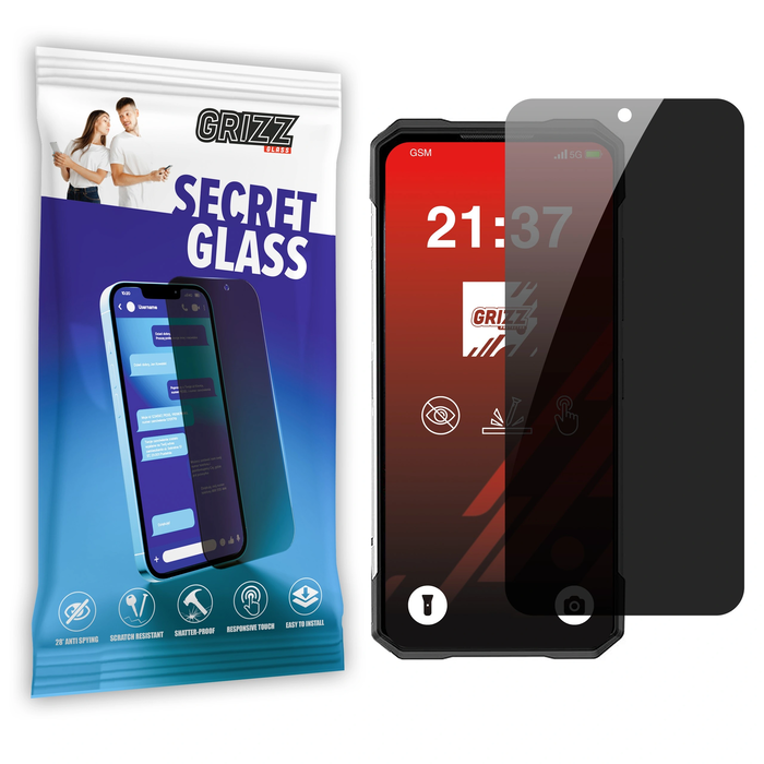 GrizzGlass Matte SecretGlass Doogee S200