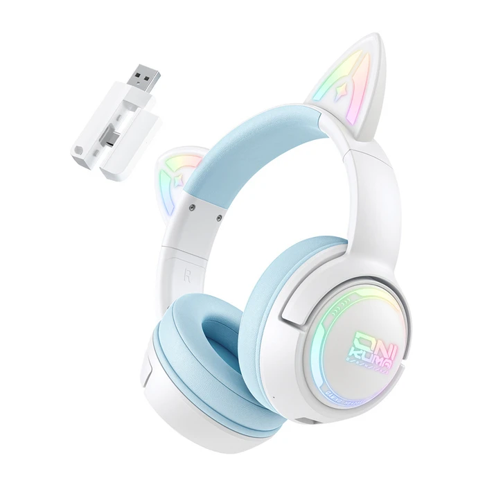 Onikuma GT838 Wireless Bluetooth Over-Ear Headphones 12-Hour Playtime Blue