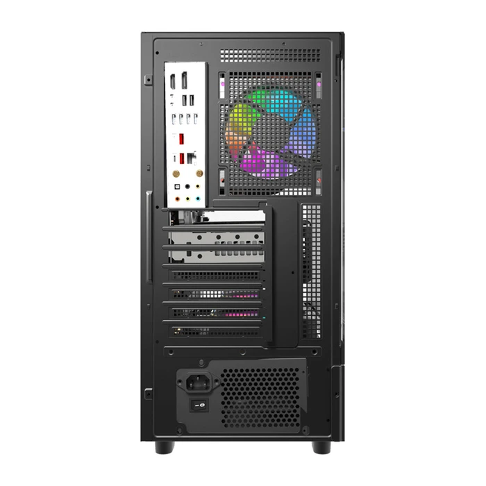 Darkflash DS950 Gaming Mini Tower Κουτί Υπολογιστή με Πλαϊνό Παράθυρο και ARGB Φωτισμό Μαύρο
