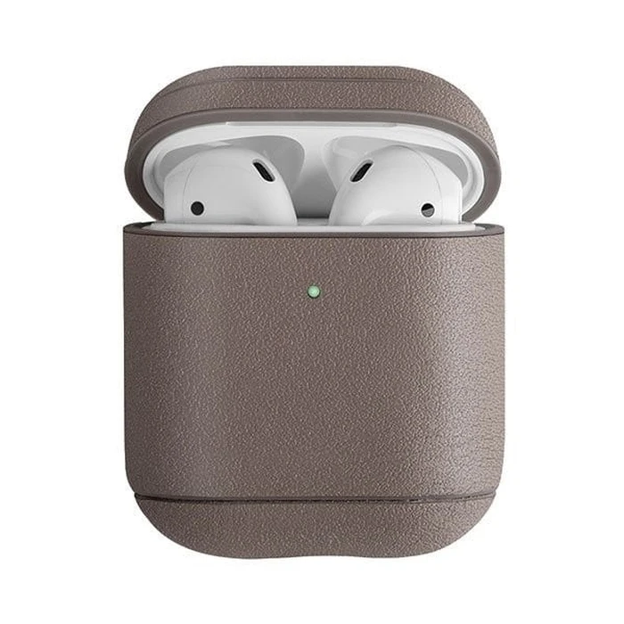UNIQ Terra AirPods 1/2 gen. Genuine Leather beige