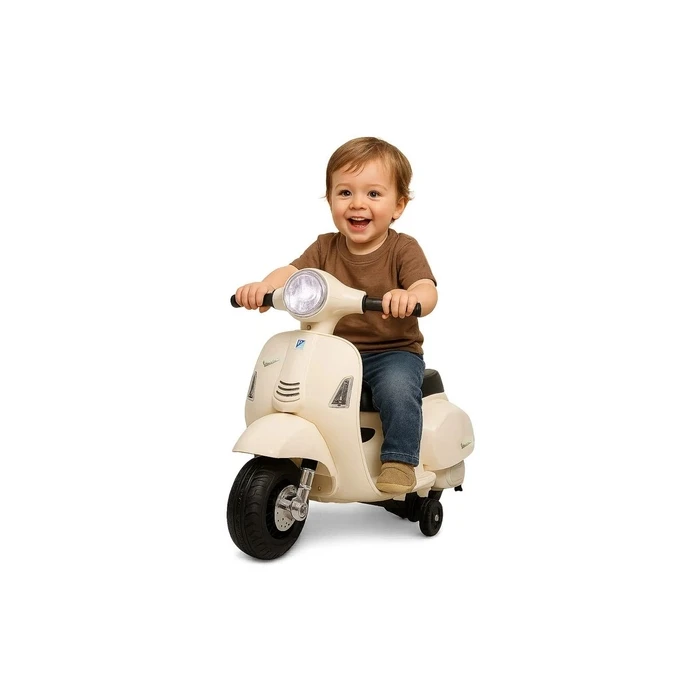 Jamara Ride-on Vespa Mini white Li-Power 8.4