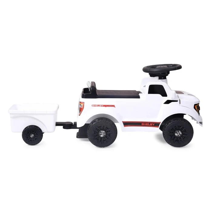 Jamara Rutscher Shelby Ford F-150 Raptor with Trailer, White