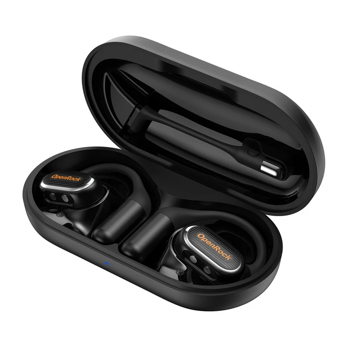 OneOdio OpenRock Link 20 Open Ear Bluetooth Handsfree Ακουστικά με Αντοχή στον Ιδρώτα και Θήκη Φόρτισης - Μαύρα