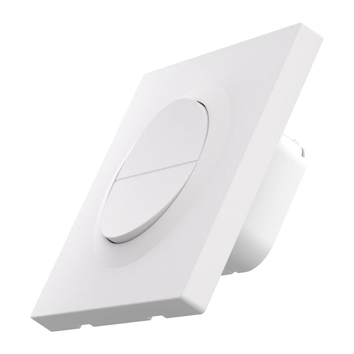 Sonoff MINI-ZB2GSL-E Recessed Single Touch Wall Switch with Aller‑Retour Frame — Ecru