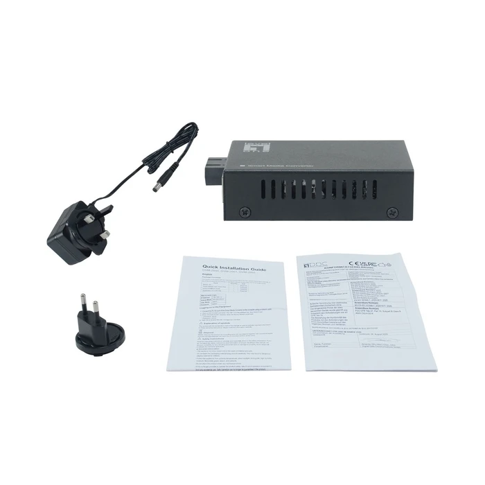 LevelOne Μετατροπέας Μέσων RJ45->SC GE SM Smart 1310nm 20km (GVM-2002)