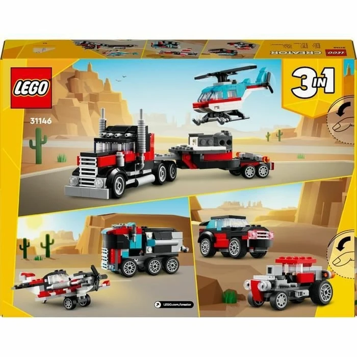 Lego 31146 Creator Platform Truck with Helicopter 270 Τεμάχια