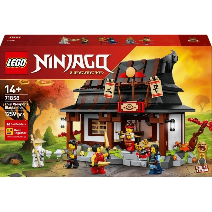 LEGO NINJAGO 71858 Four Weapons Blacksmith 15th Anniversary