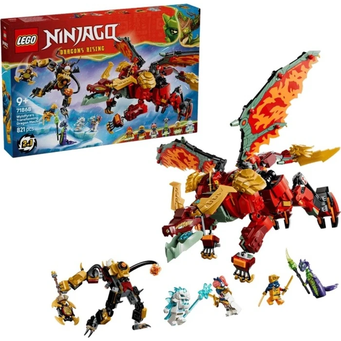 LEGO NINJAGO 71868 Μεταμορφώσιμος Δρακο-Μηχανισμός Wyldfyre